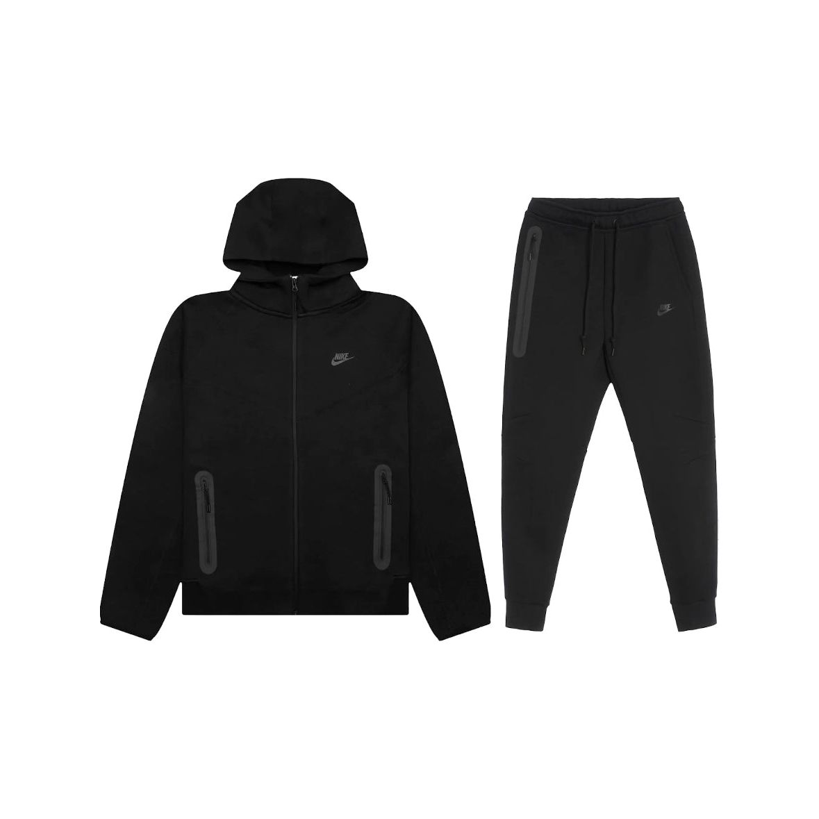 Nike sweatsuit hotsell black medium