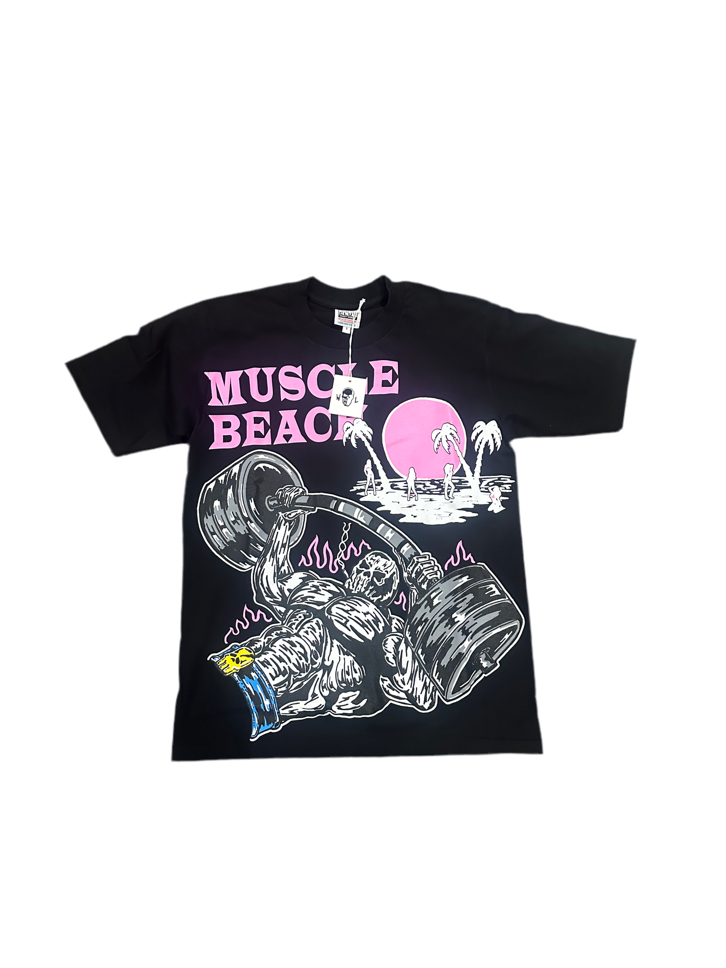 Warren Lotas Muscle Beach Tee Black