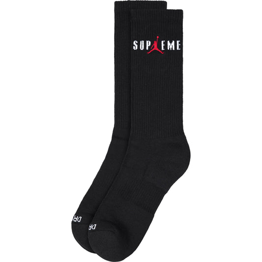 Supreme x Jordan Socks Black (2 pack)