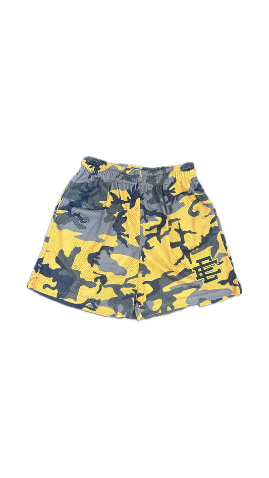 Eric Emanuel EE Shorts Camo Yellow