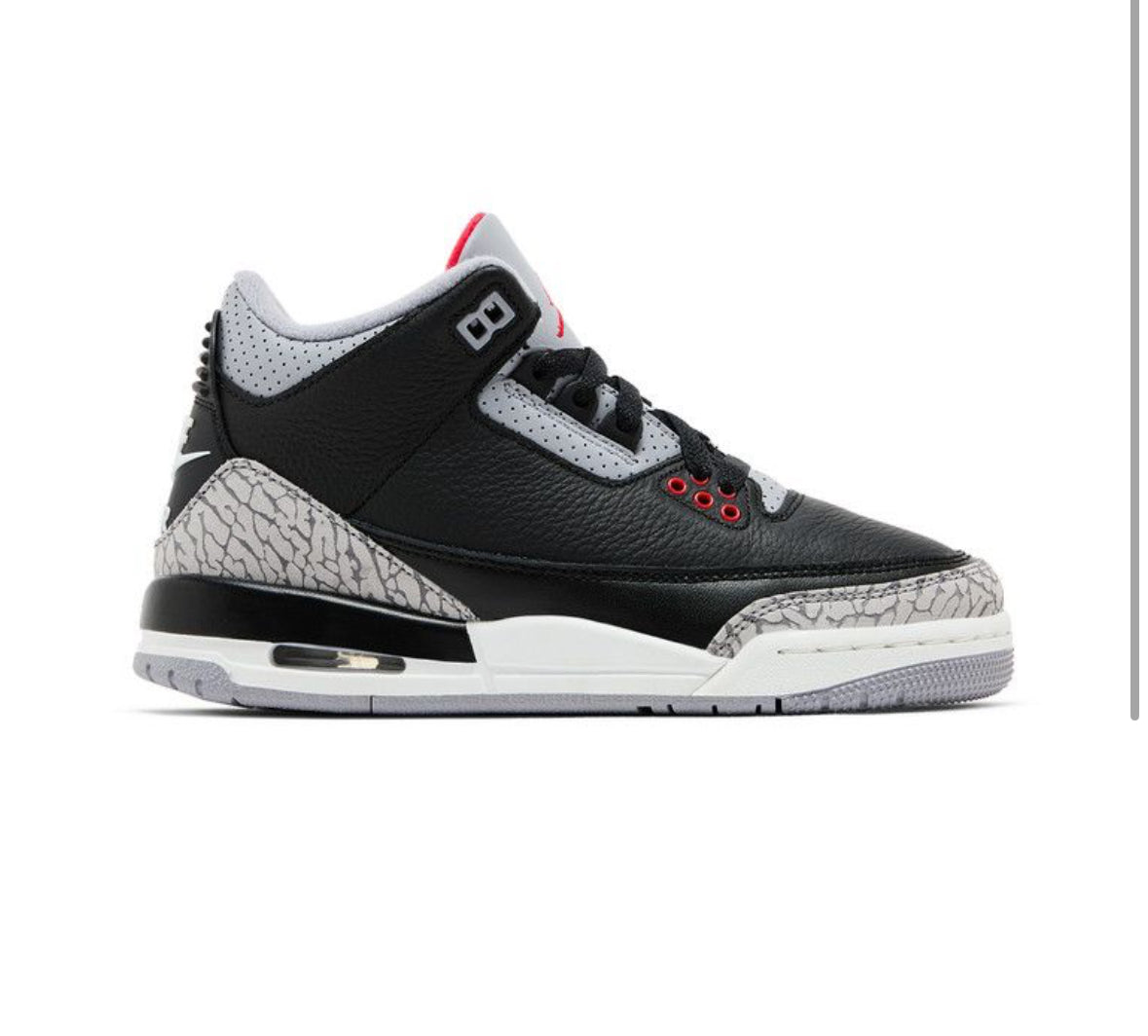 Air Jordan 3 Retro Black Cement GS