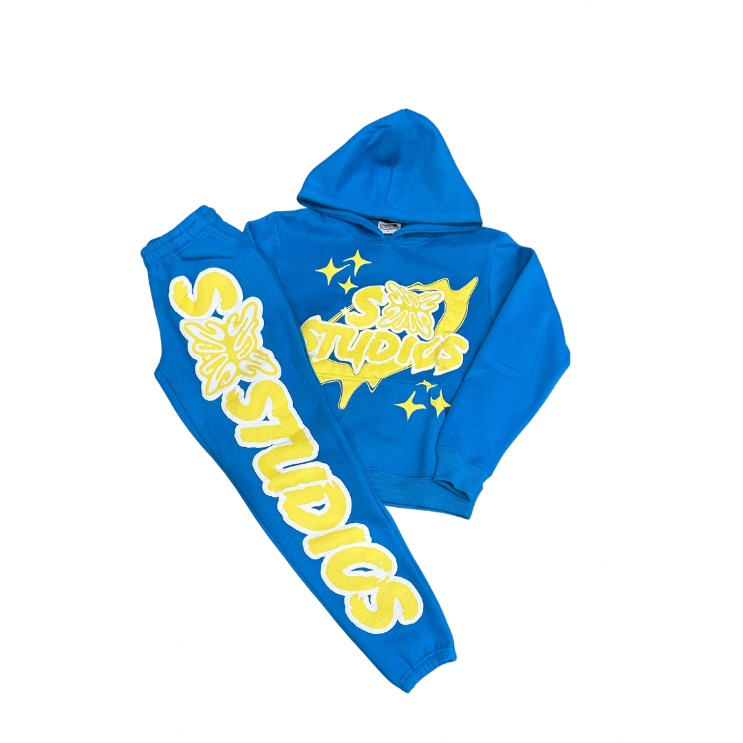 SB Studios Sweatsuit 'Blue/Yellow'