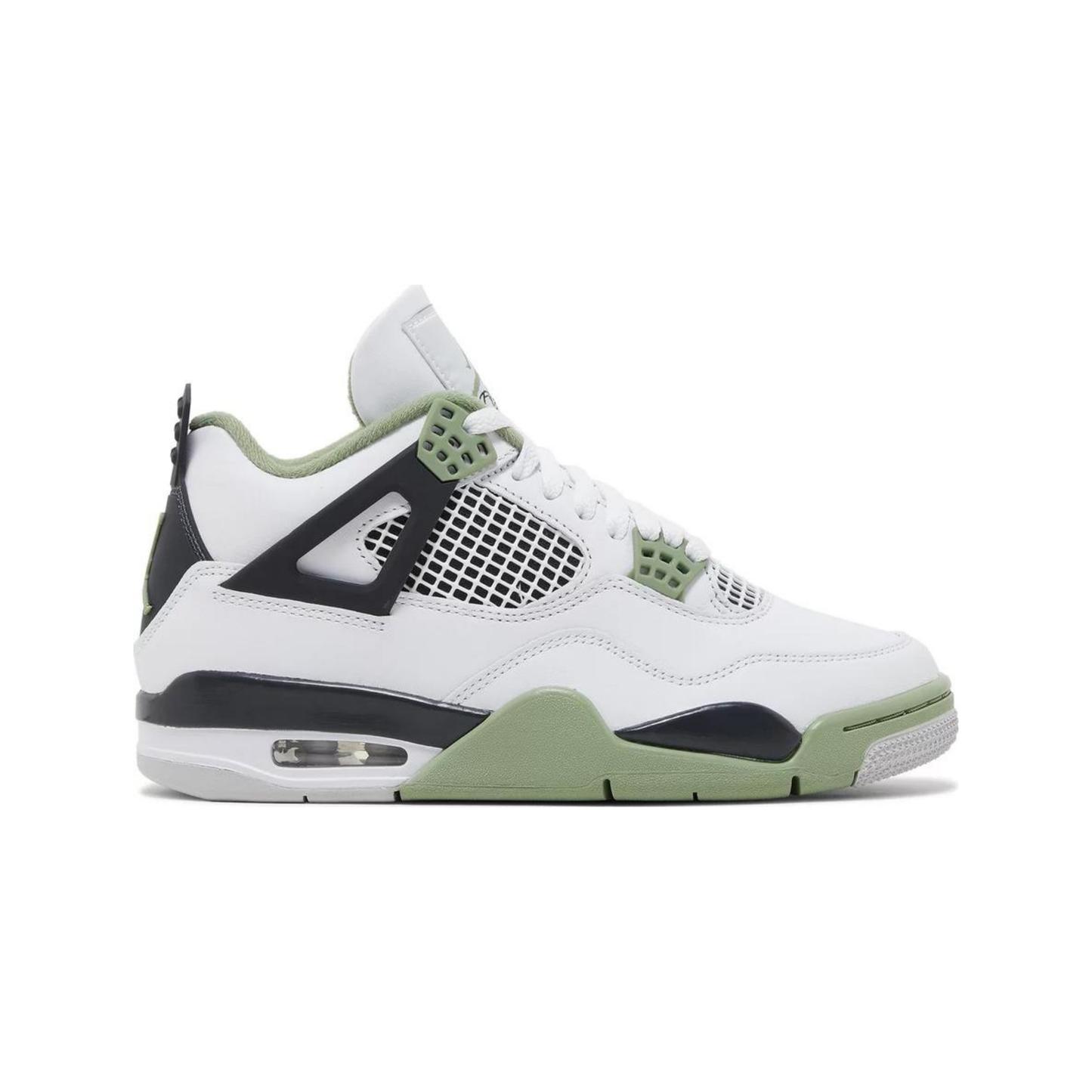 Air Jordan 4 Retro Olive Green/Dark Ash 'Seafoam'