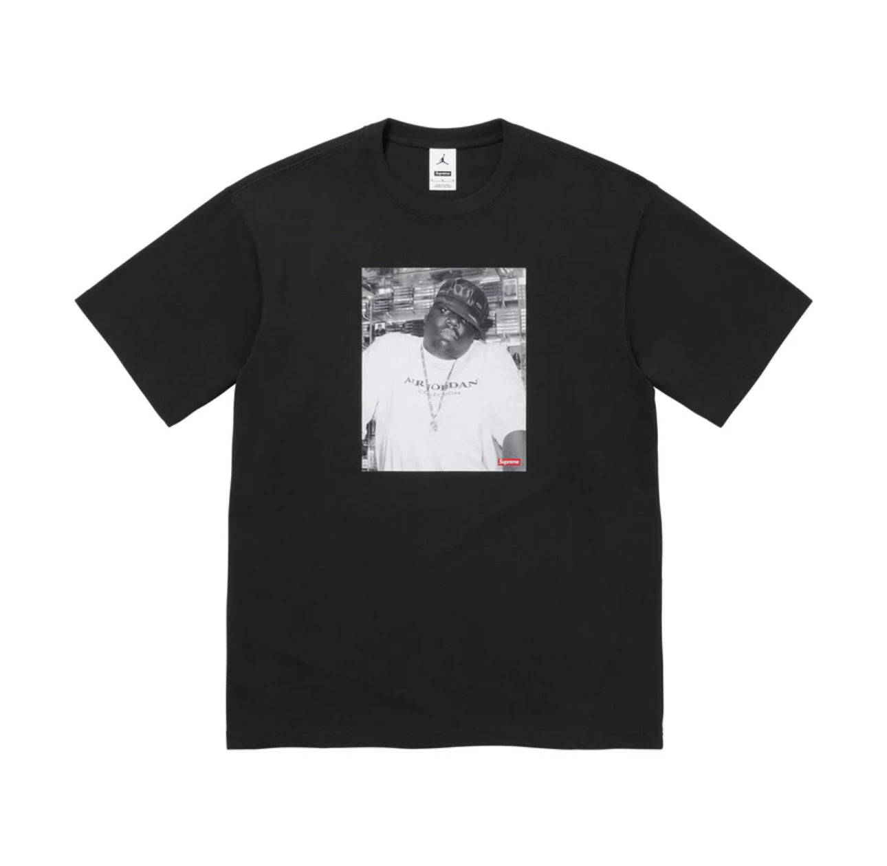 Supreme X Nike Biggie Smalls Tee Black