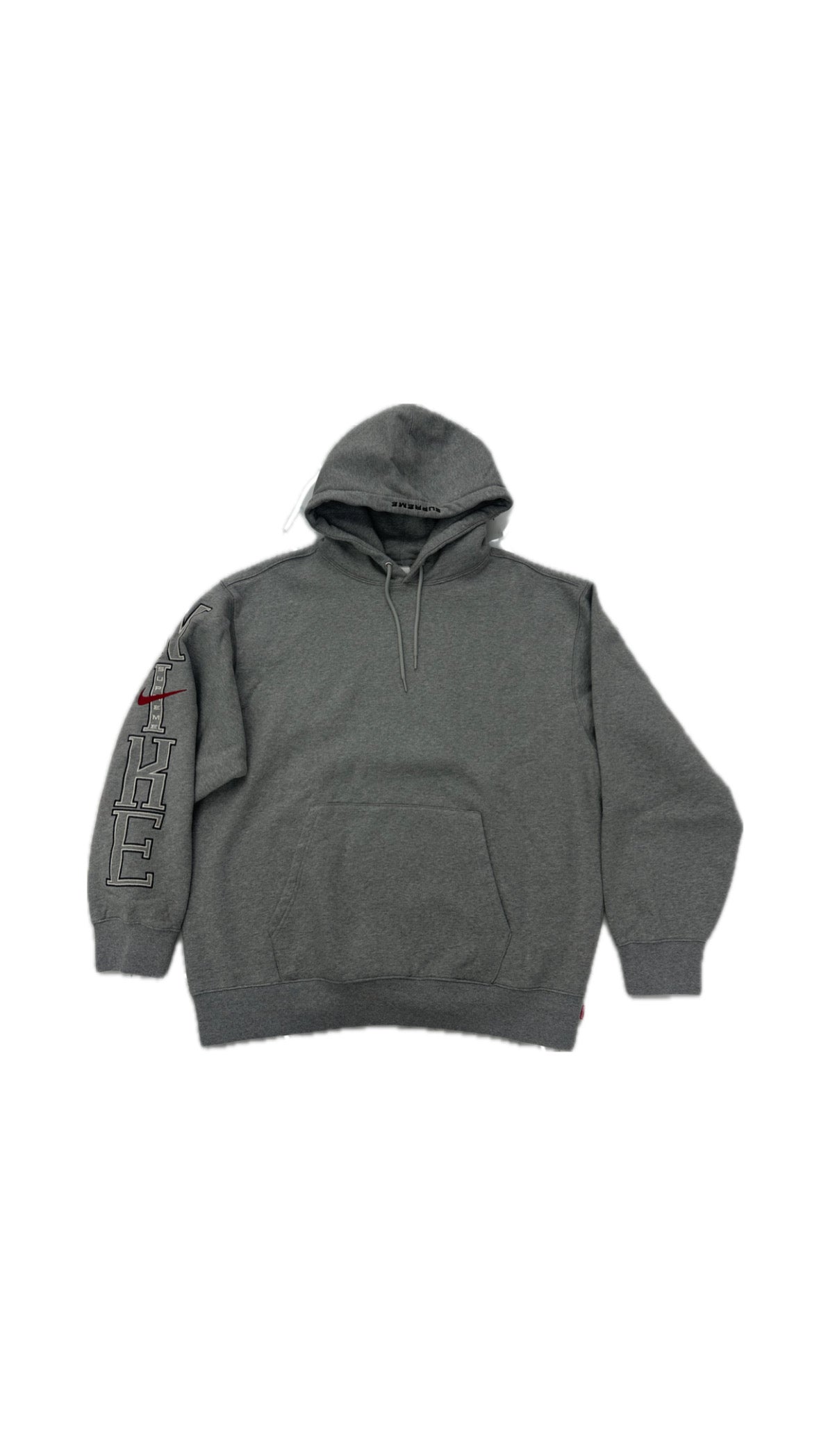 Nike x Supreme Hoodie-Heather Grey