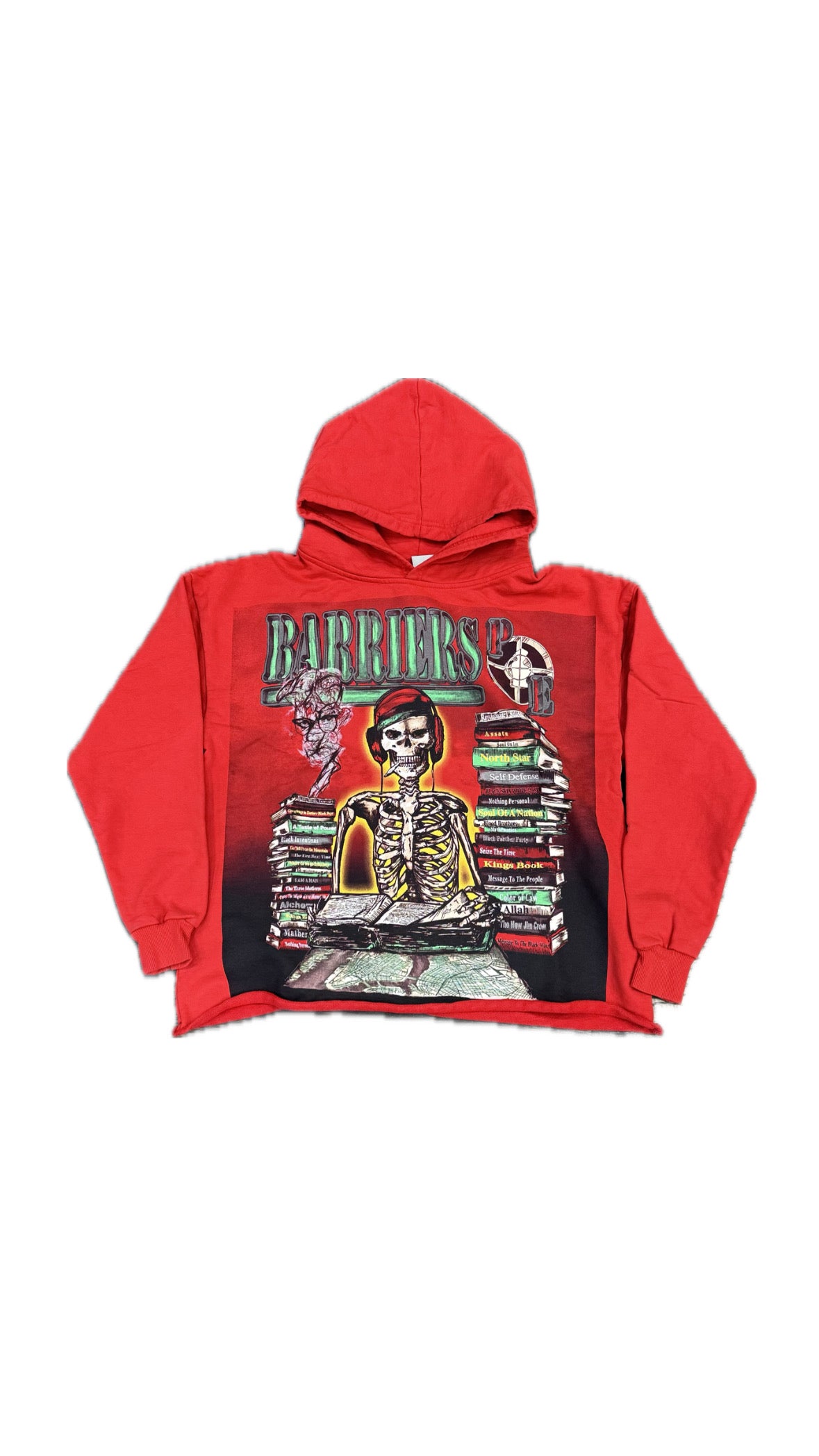 Barriers Public Enemy Hoodie- Red