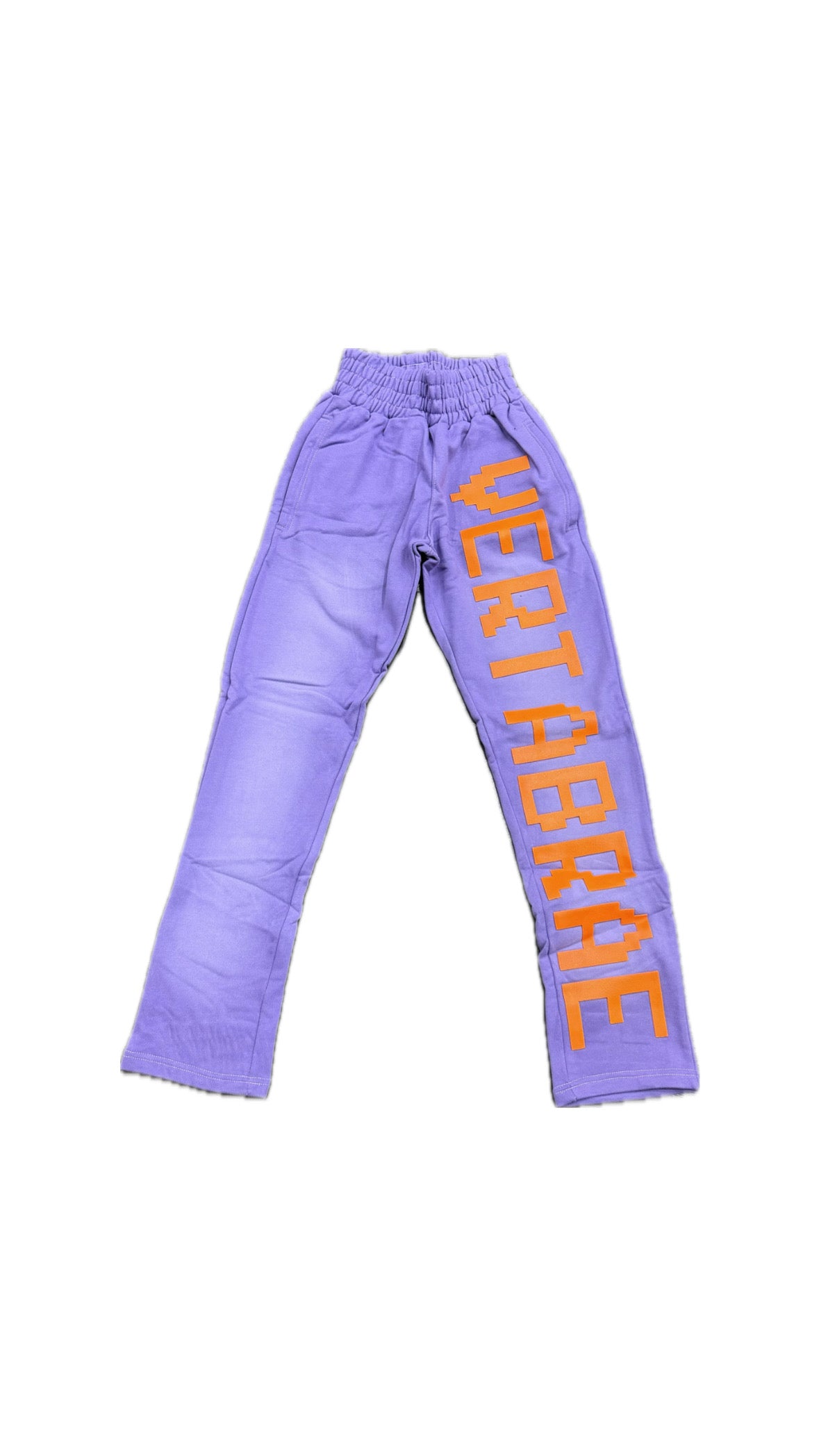 Vertabrae Sweatpants- Purple/Orange