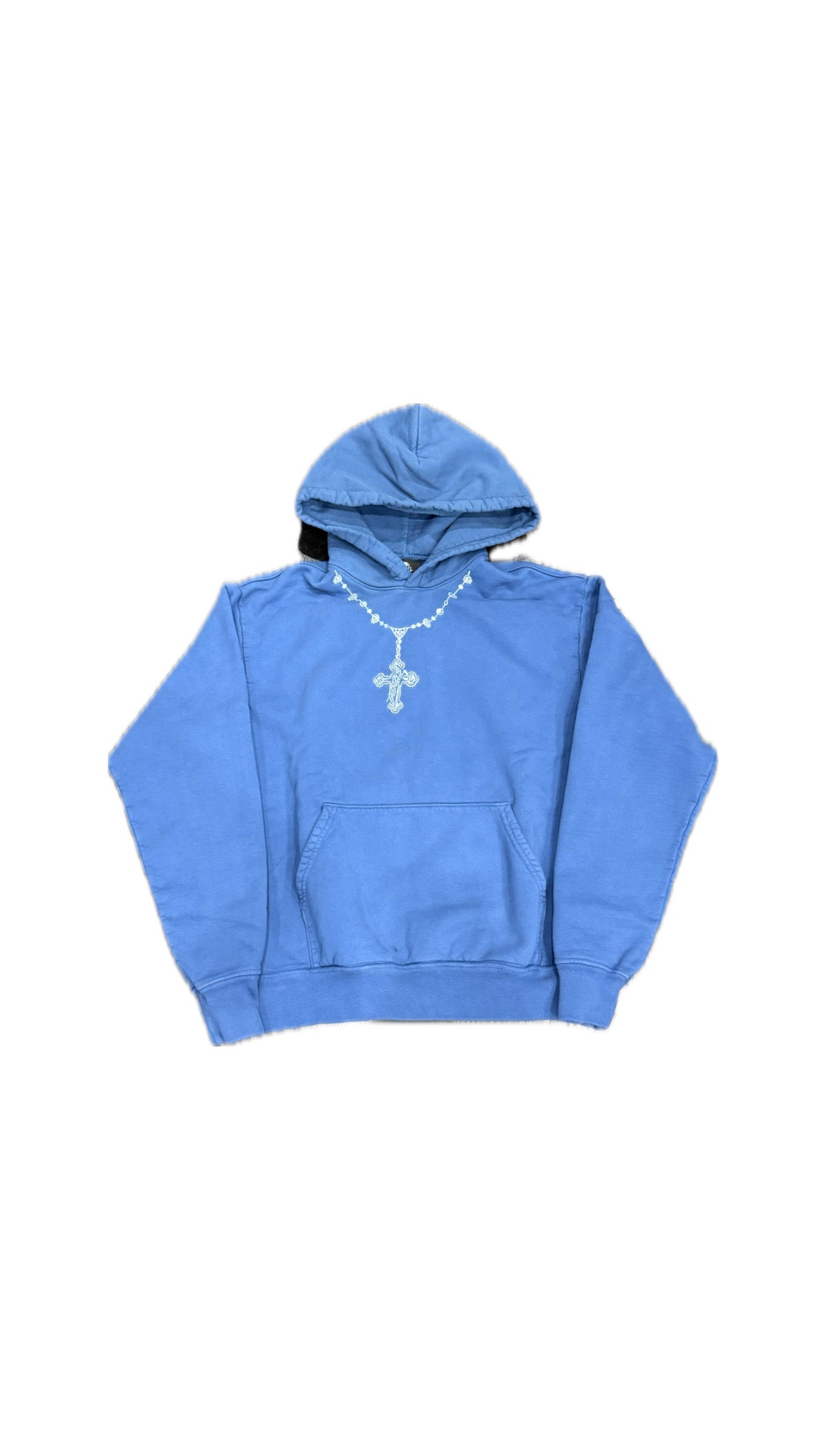 Warren Lotas Chain Hoodie- Blue