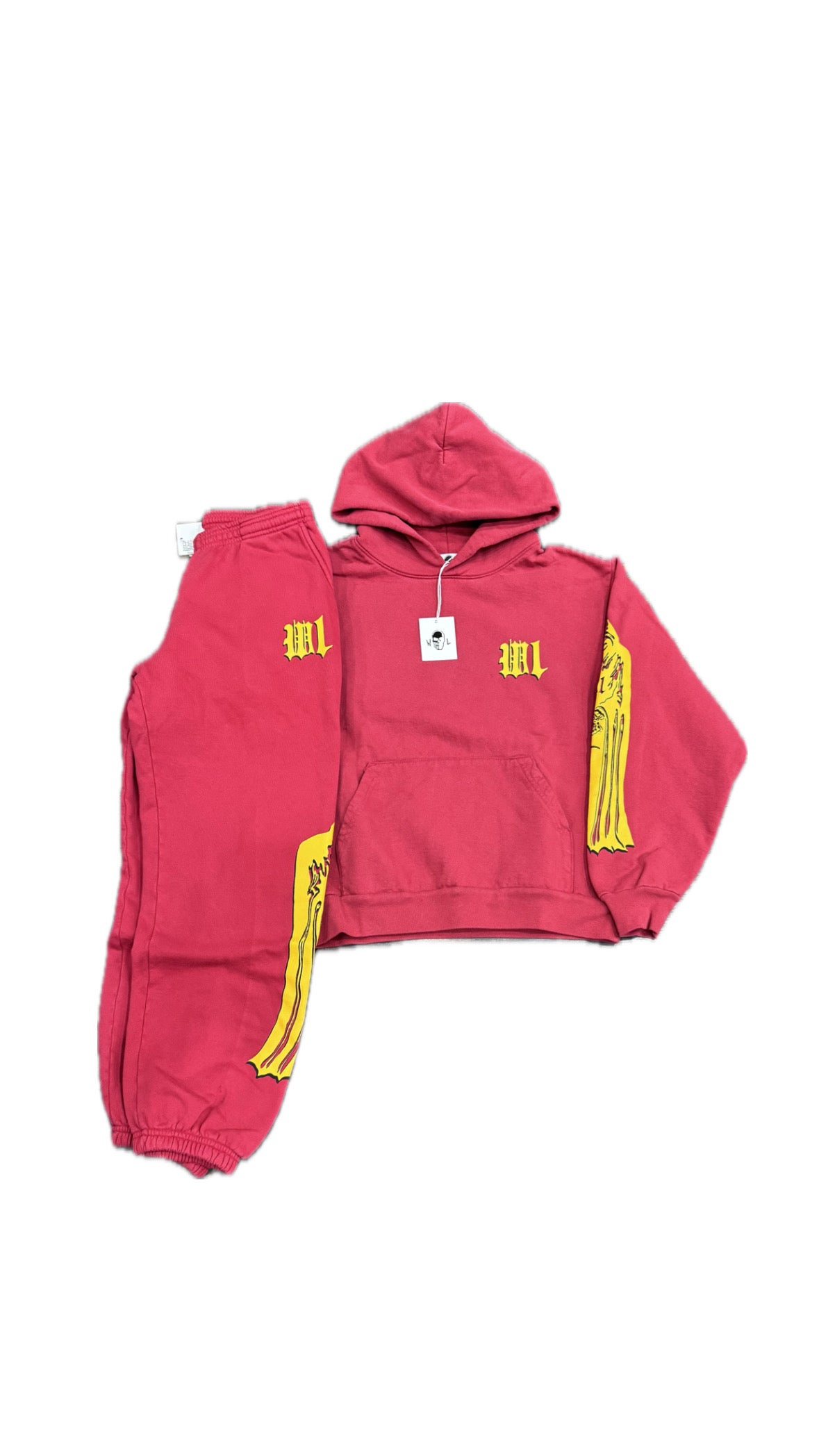 Warren Lotas Cloak and Sword Sweatsuit-Red/Yellow