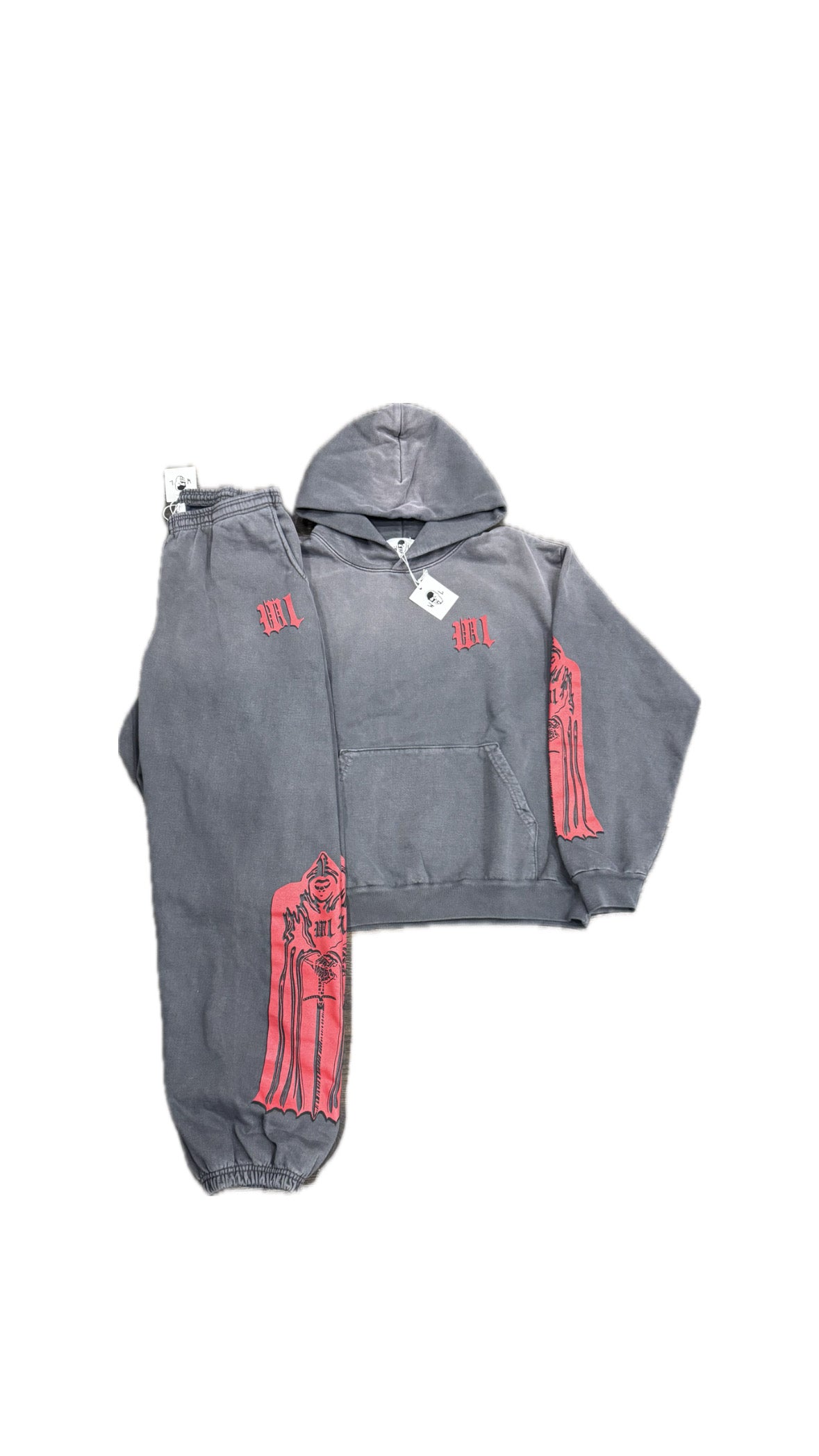 Warren Lotas Cloak and Sword Sweatsuit-Black/Red