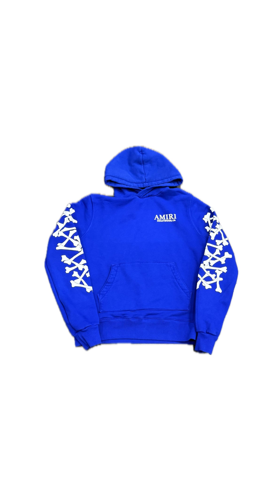 Mike Amiri Bones Hoodie- Blue