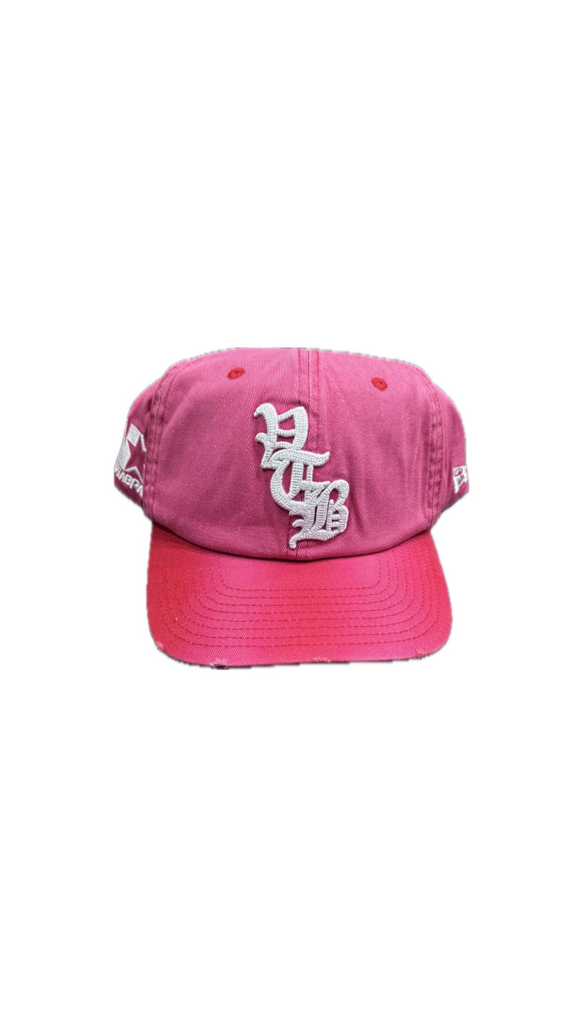 Vertabrae Snapback Pink/White