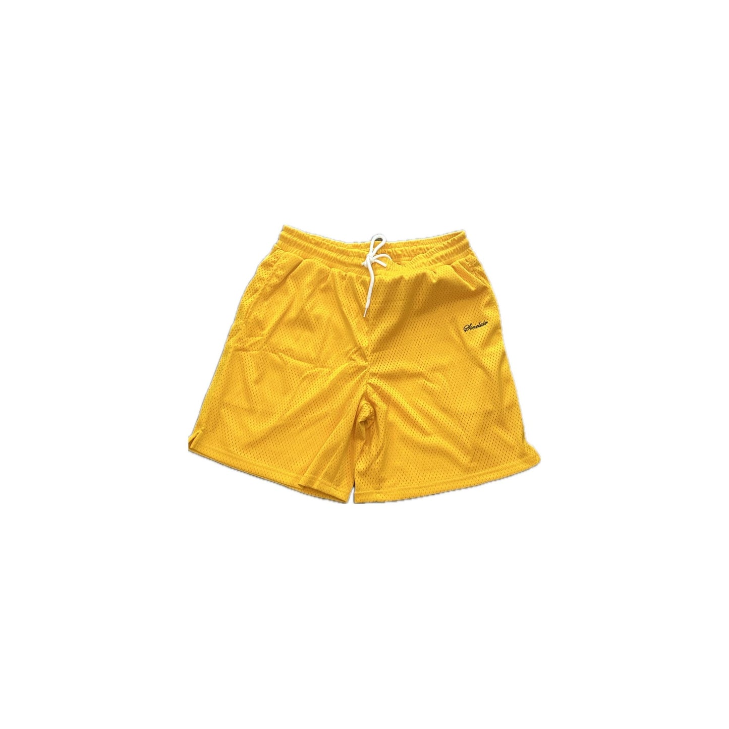 Sinclair Yellow Mesh Shorts