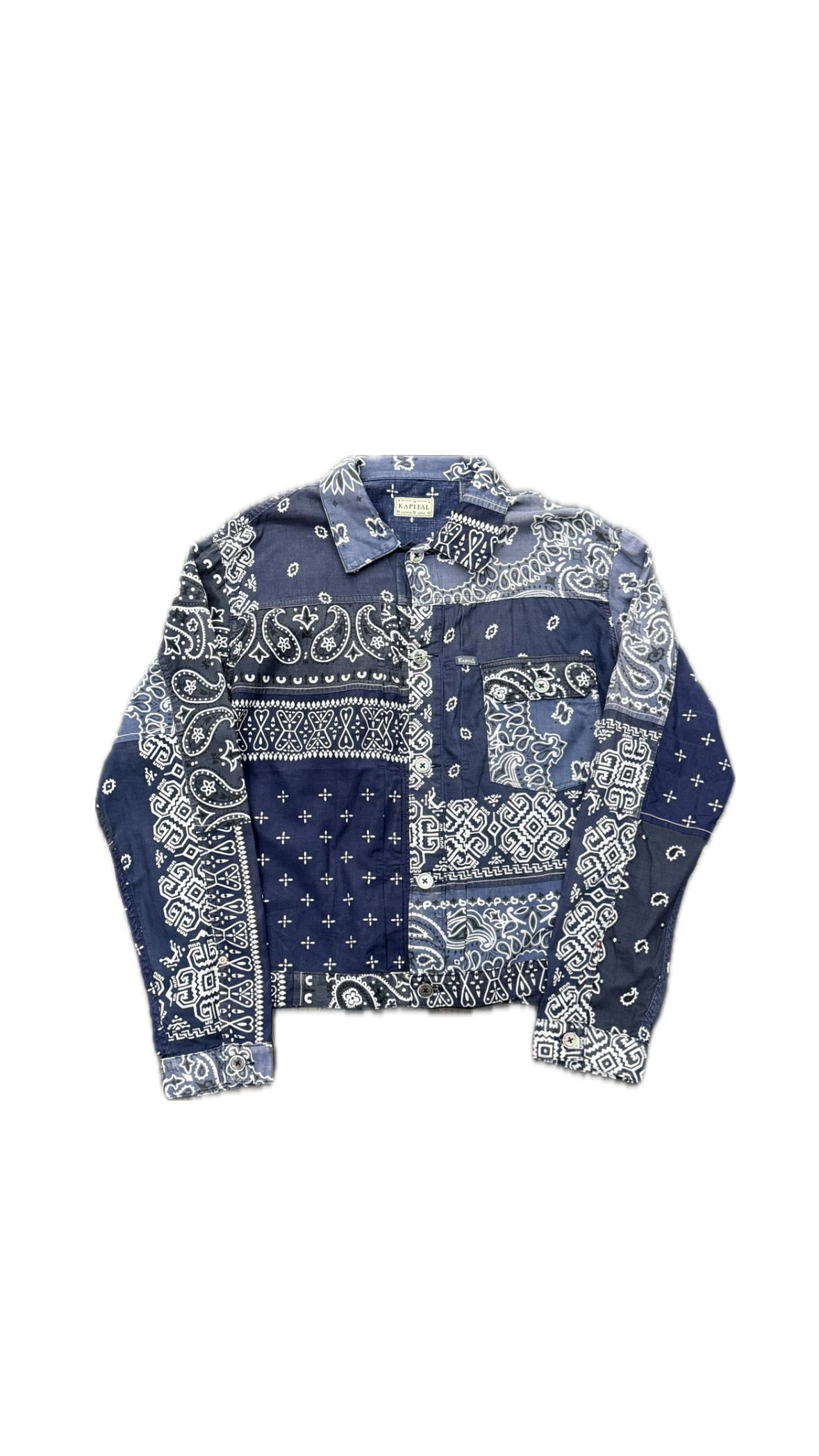 Kapital Paisley Shirt Navy