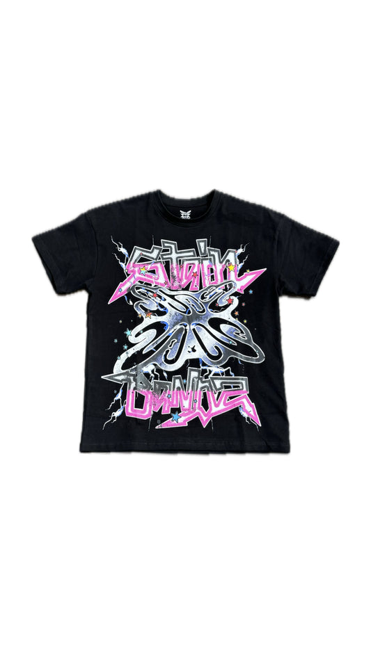 SB Studios Black/Pink Tee