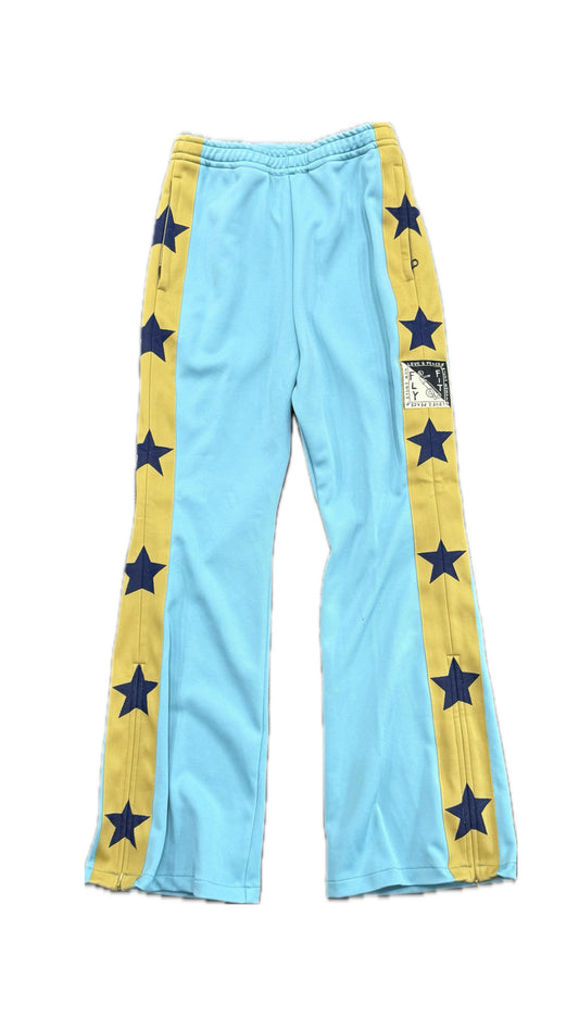 Kapital Track Pants Blue/Gold