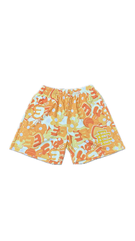 Eric Emanuel EE Basic Shorts Bubble Letters Yellow