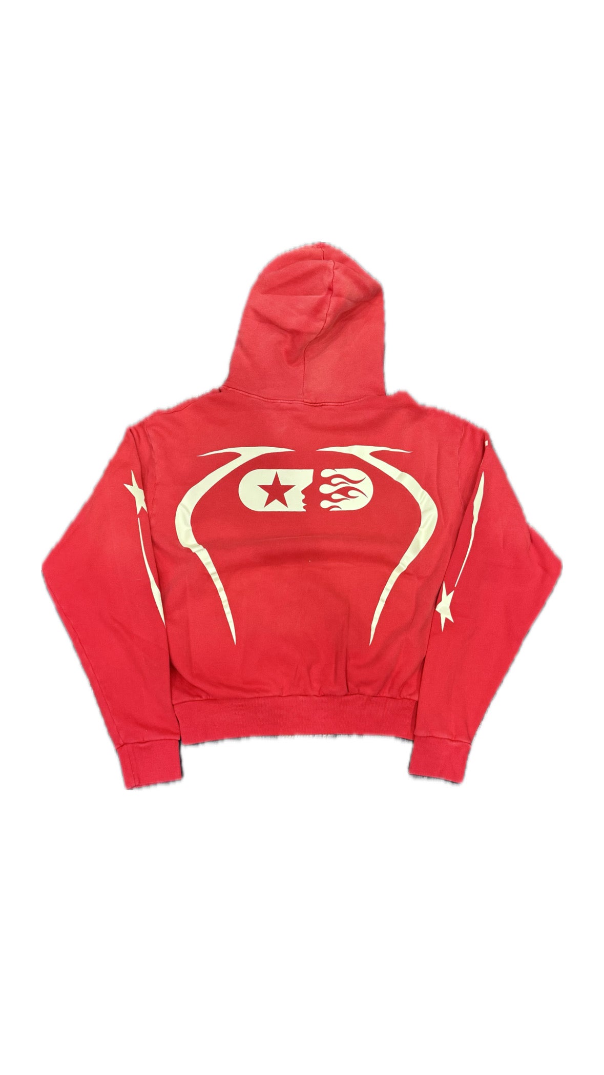 Hellstar Red Small Logo Hoodie