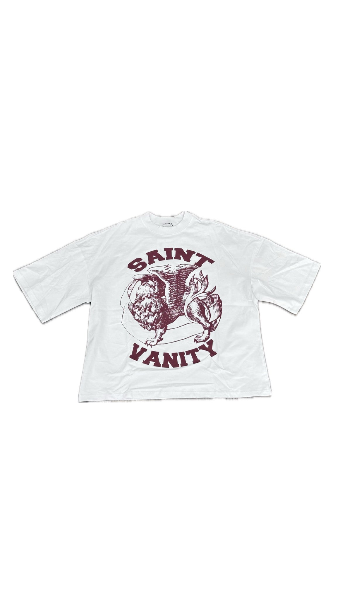 Saint Vanity Griffin Burgundy Tee