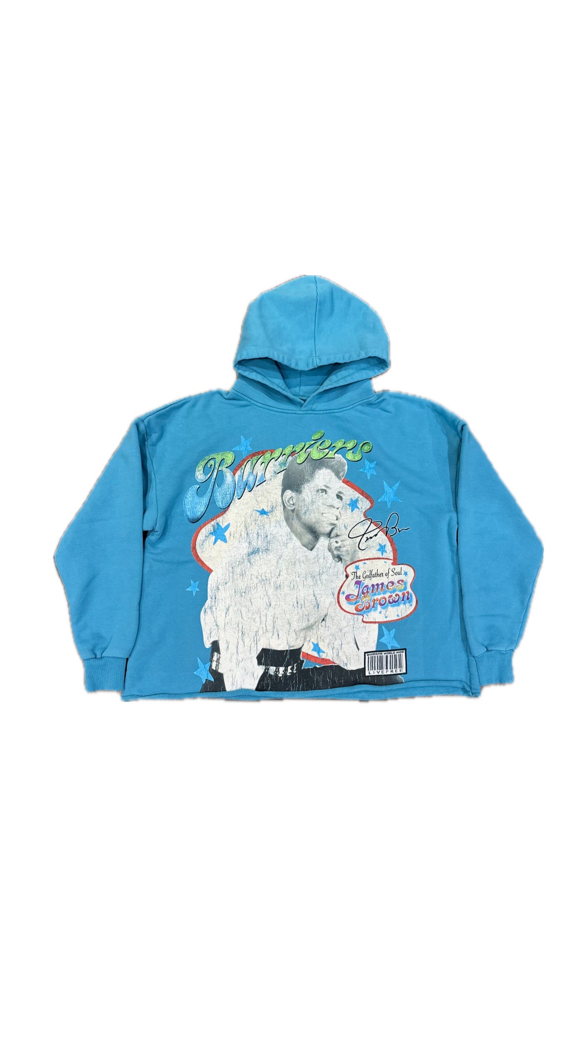 Barriers James Brown Teal Hoodie