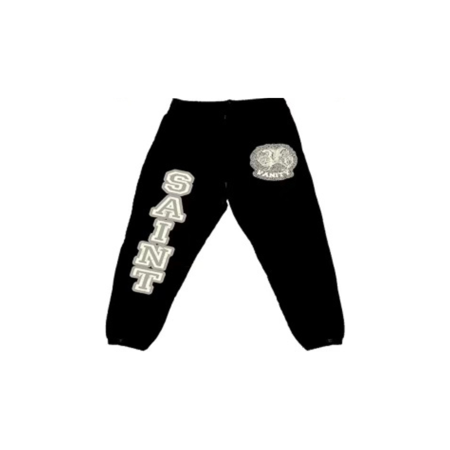 Saint Vanity Live Life in Vain Sweatpants Cream/Black