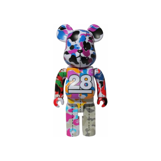 A Bathing Ape 28th Anniversary Bearbrick 400%/1000% #1