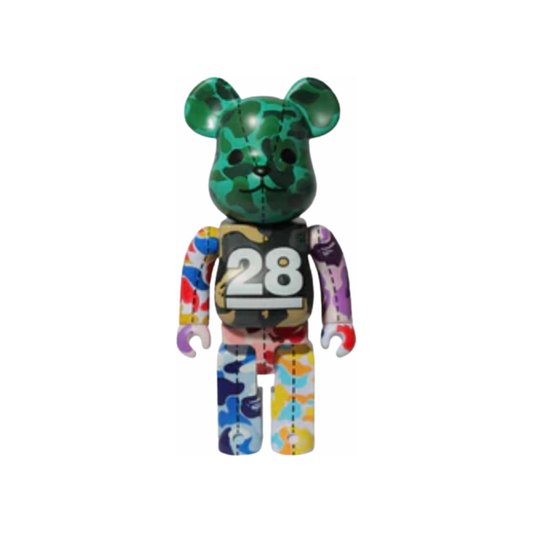 A Bathing Ape 28th Anniversary Bearbrick 400%/1000% #2