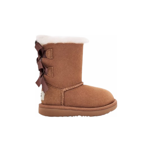 UGG Kids Bailey Bow Classic Short Brown